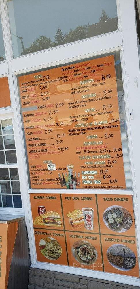 Taqueria El Toro - West Allis, WI menu_pic