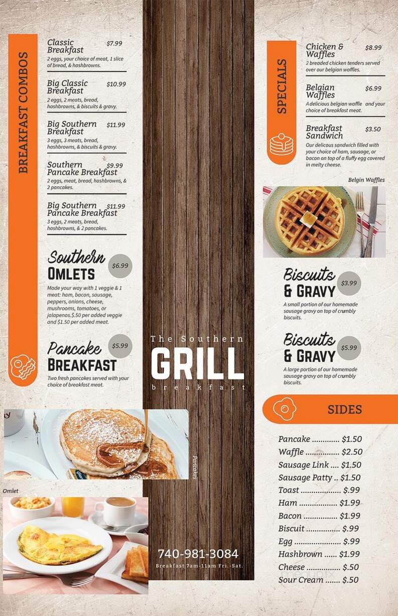 Southern Grill - Portsmouth, OH menu_pic