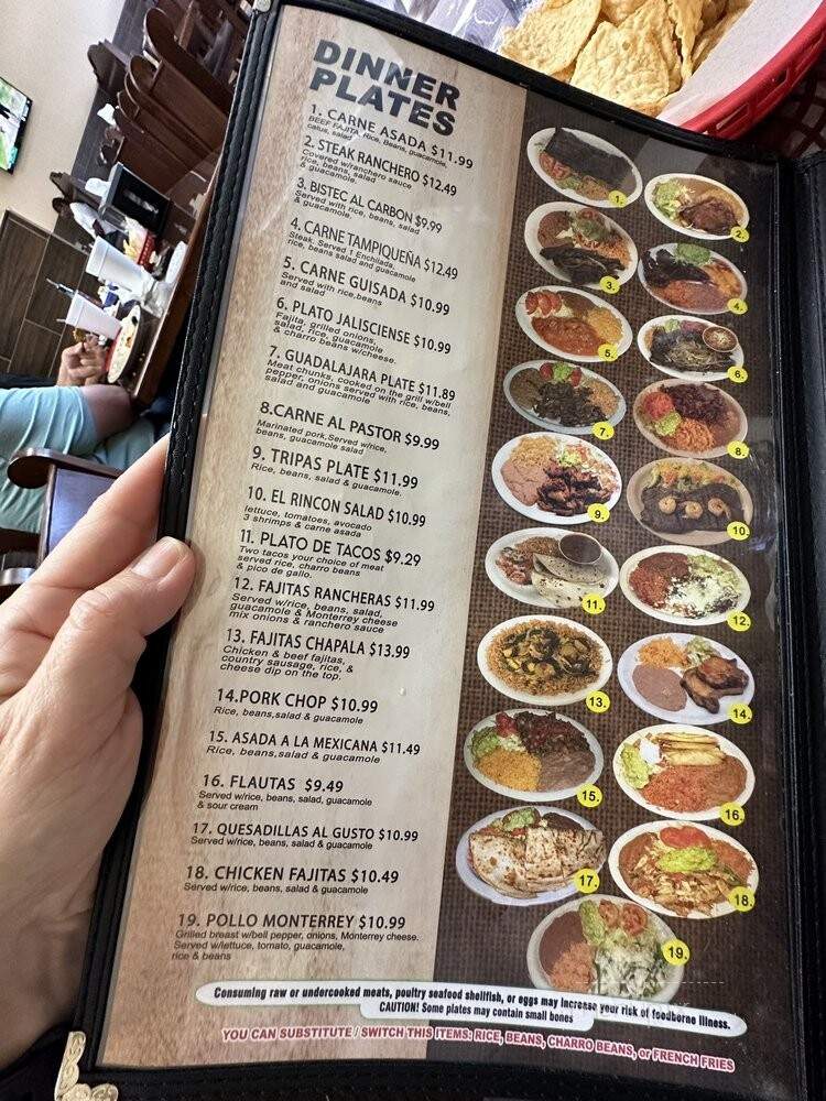 El Rincon - Castroville, TX menu_pic