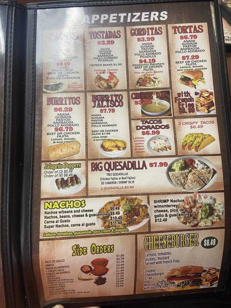 El Rincon - Castroville, TX menu_pic