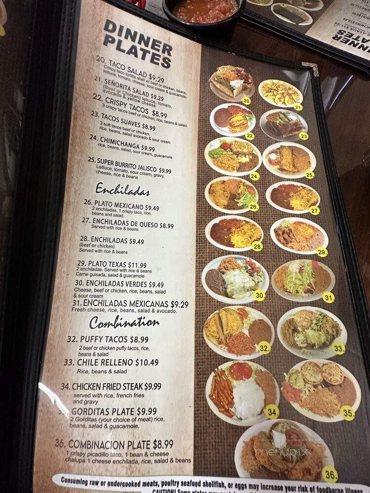 El Rincon - Castroville, TX menu_pic