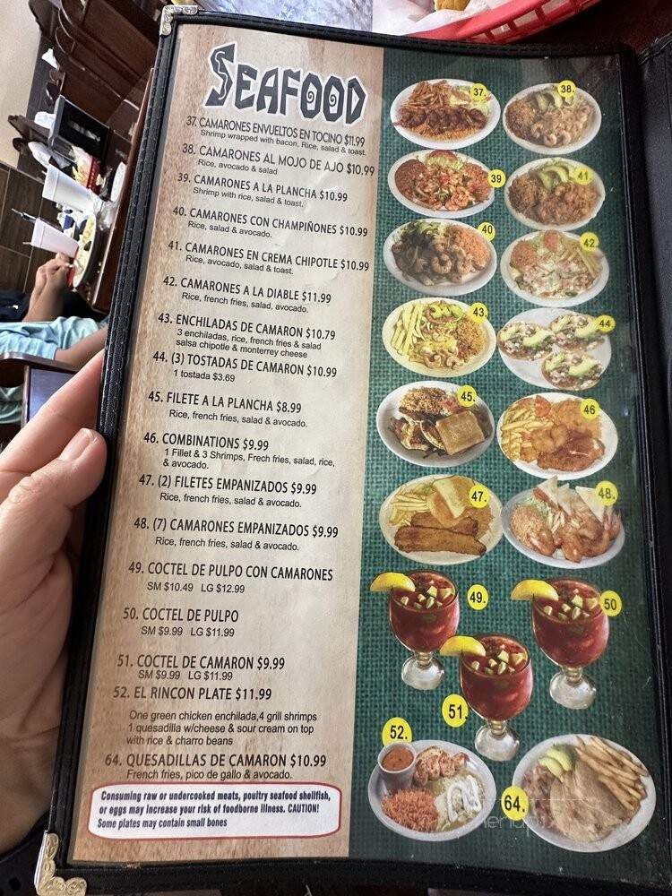 El Rincon - Castroville, TX menu_pic
