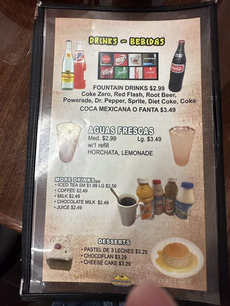 El Rincon - Castroville, TX menu_pic