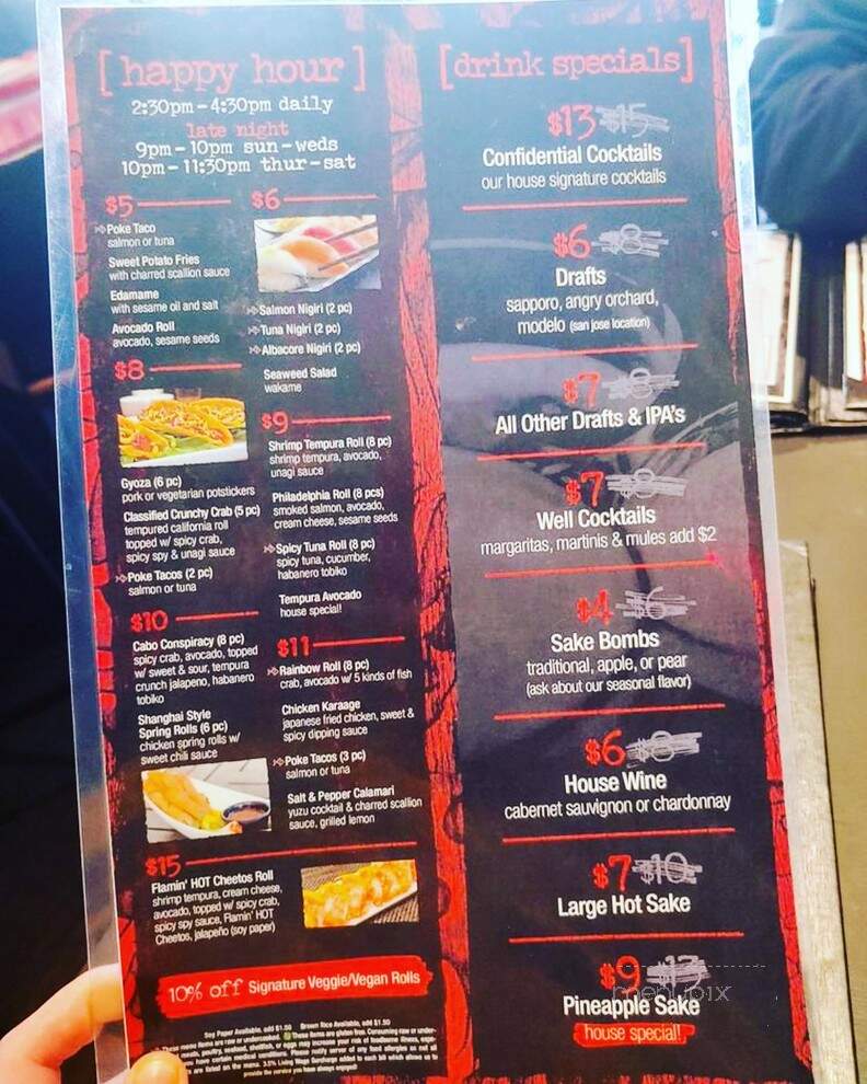 Sushi Pro - San Jose, CA menu_pic