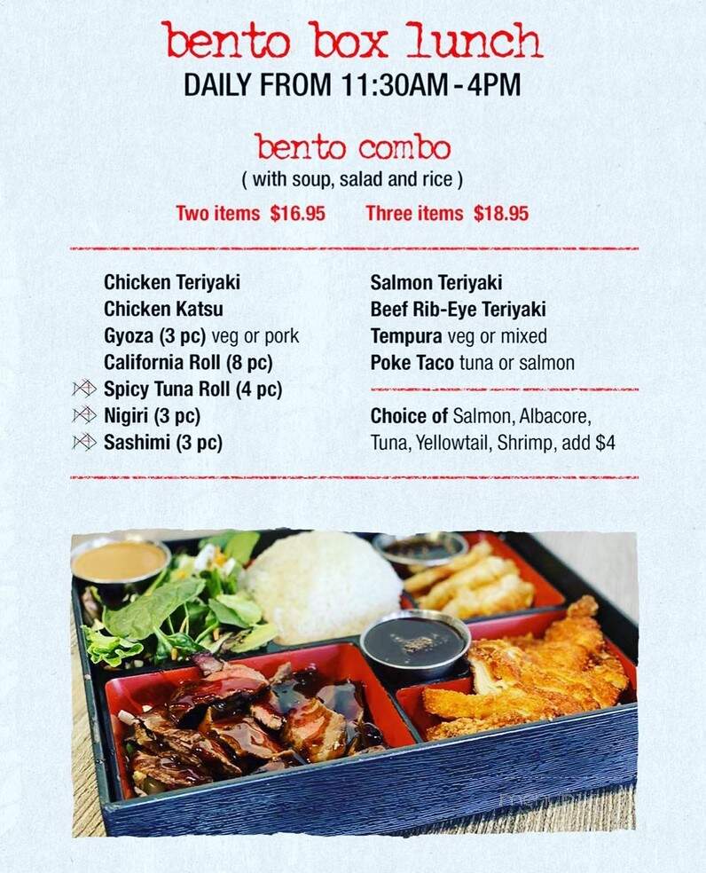 Sushi Pro - San Jose, CA menu_pic