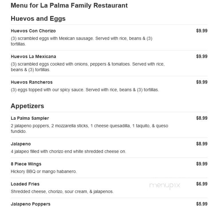 La Palma Family Restaurant - Brookfield Center, OH