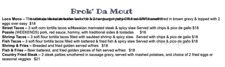 Harvest Time Roadhouse - Hollister, CA menu_pic