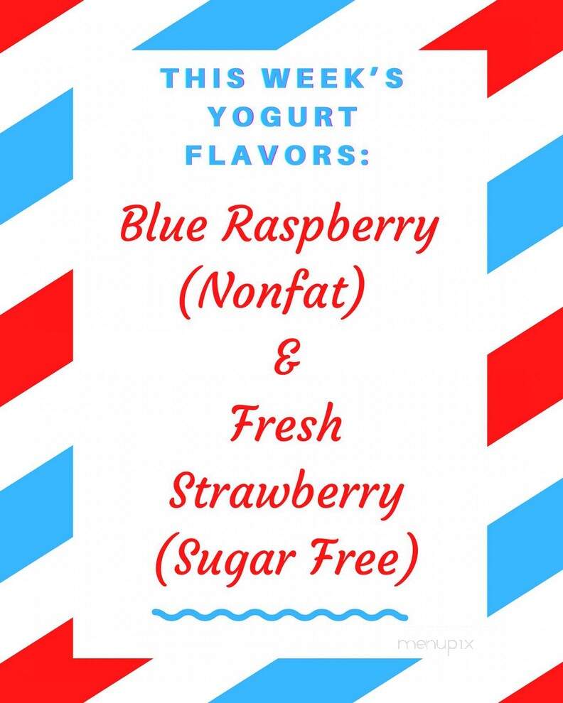 Zesto's Ice Cream - Bluffton, IN menu_pic