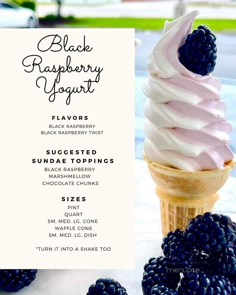 Zesto's Ice Cream - Bluffton, IN menu_pic