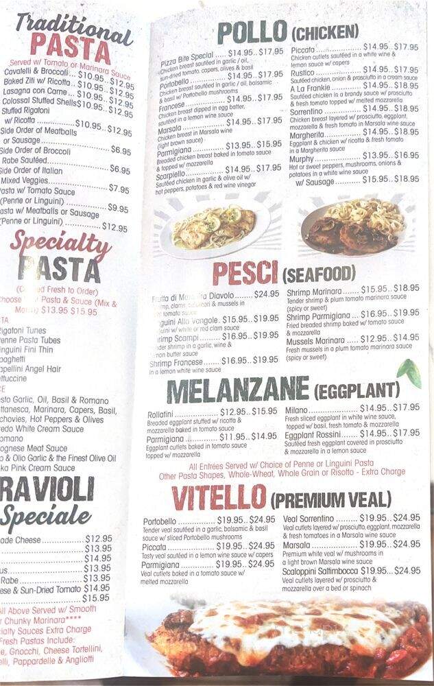 Pizza Bite Restaurant and Catering - Secaucus, NJ menu_pic
