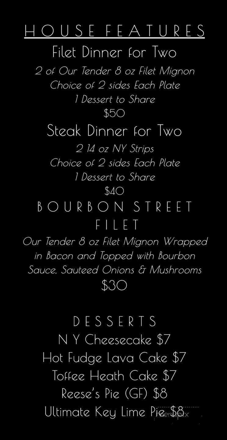 North Flow Steakhouse & Tavern - Sparta, NC menu_pic