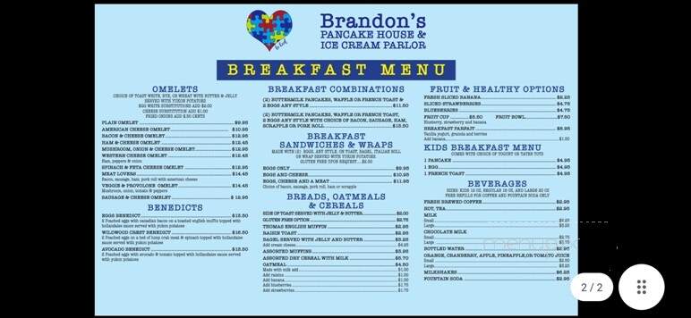 Brandon's Pancake House & Ice-Cream Parlor - Wildwood, NJ