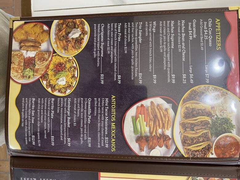 La Carreta Mexican Cuisine - Rockdale, TX menu_pic