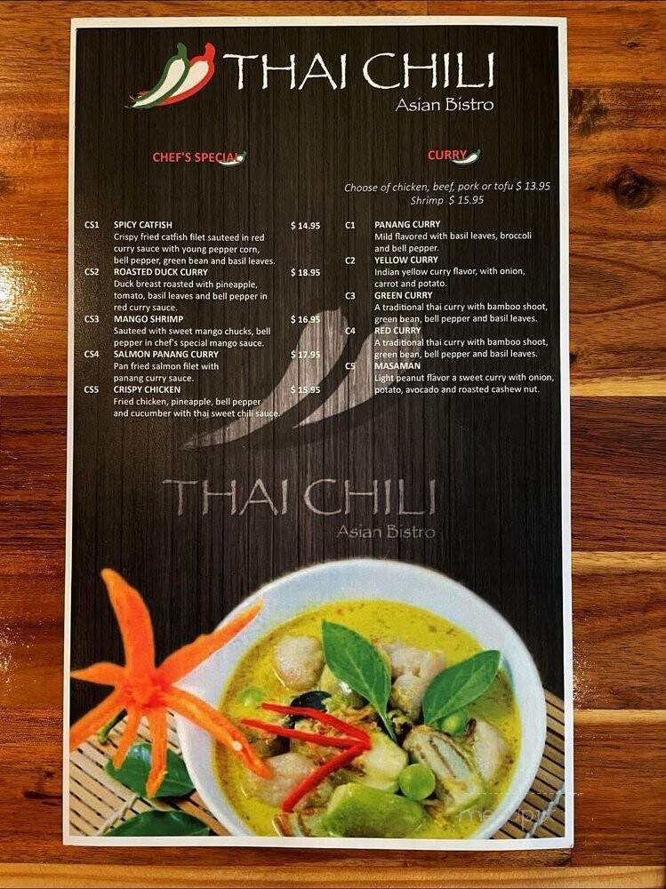 Thai Chili Asian Bistro - Asheville, NC menu_pic