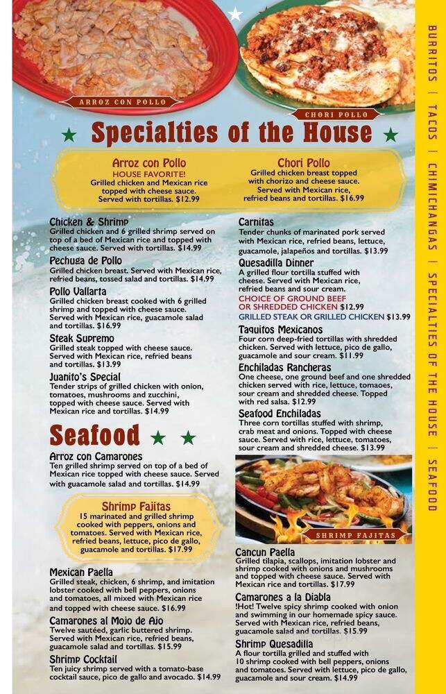 Los Potros - Dayton, KY menu_pic