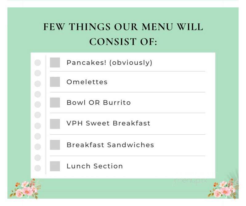 Vene's Pancake House - Sheboygan, WI menu_pic