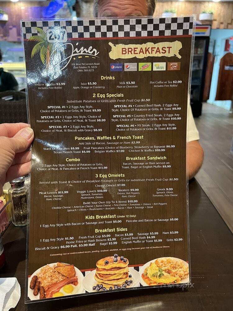 207 Diner - East Palatka, FL menu_pic