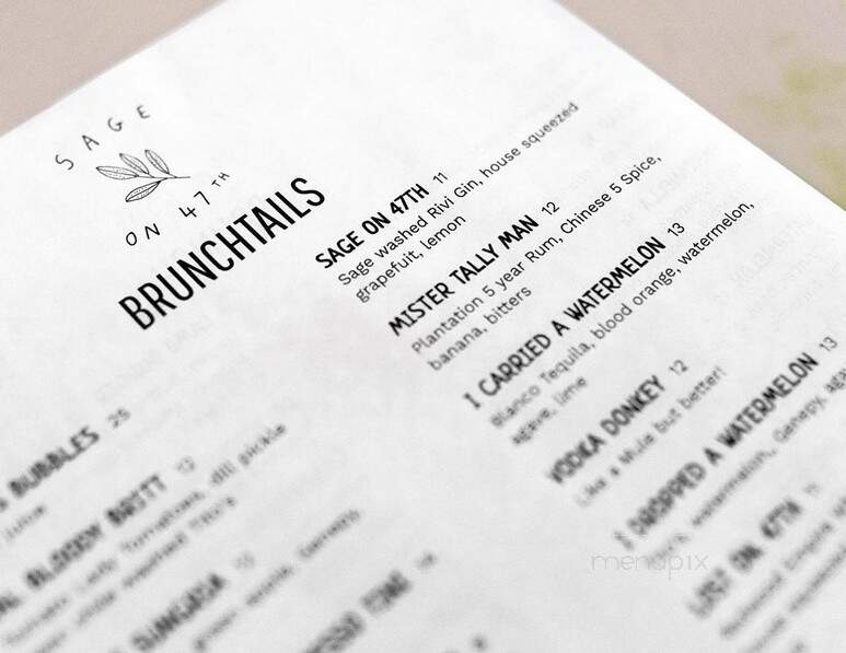 Sage on 47th - Cape Coral, FL menu_pic