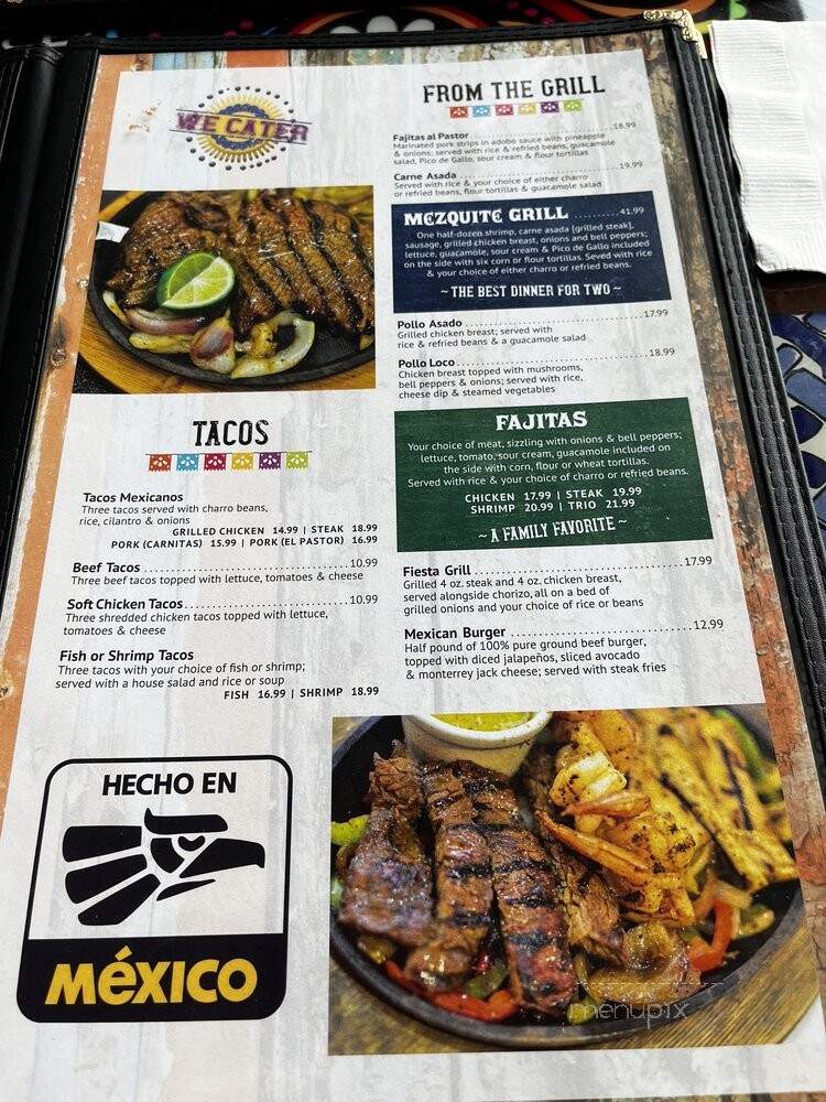 Pedros Tacos & Tequila Bar - Robertsdale, AL menu_pic