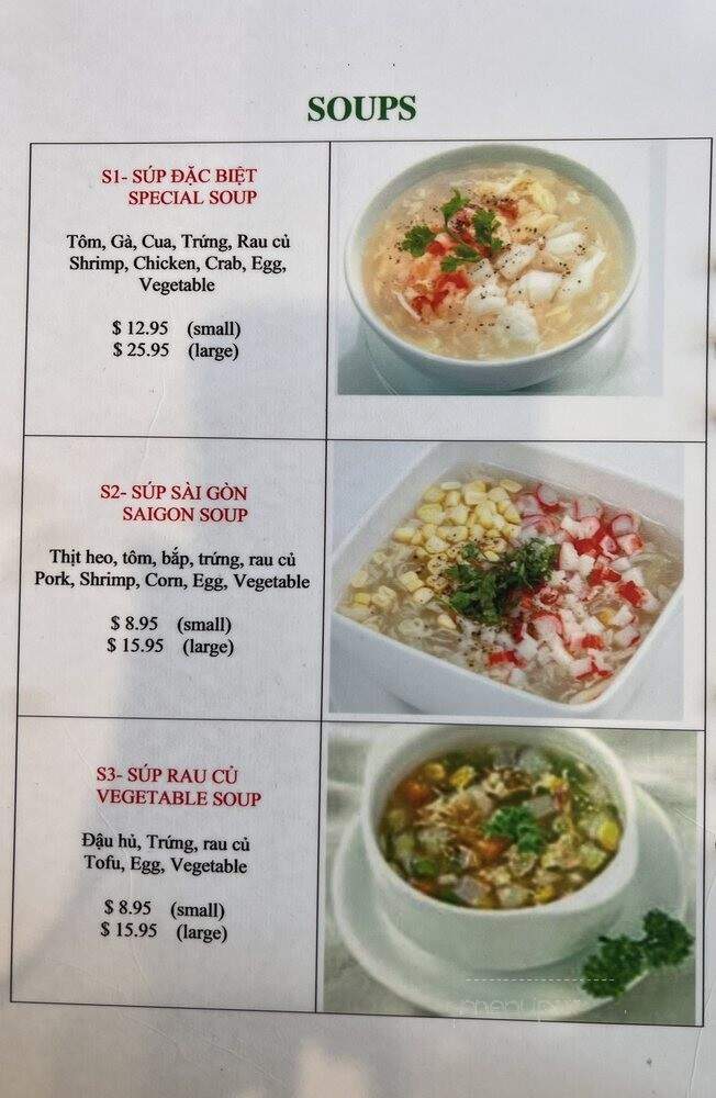 Saigon Garden - North Pole, AK menu_pic