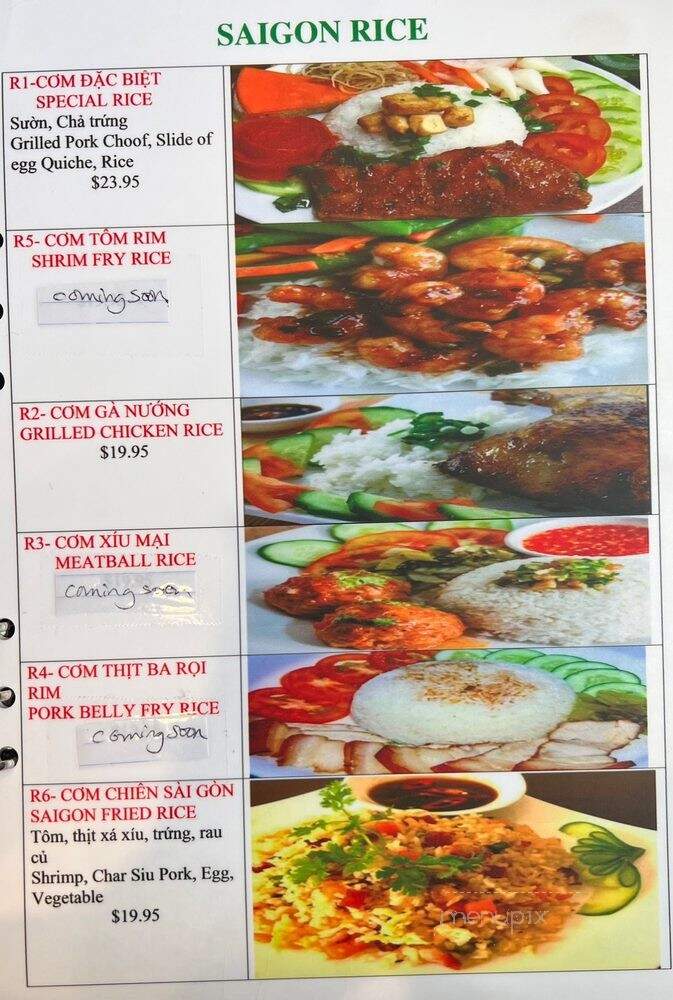 Saigon Garden - North Pole, AK menu_pic