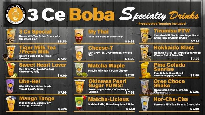 3Ce Boba - Madera, CA