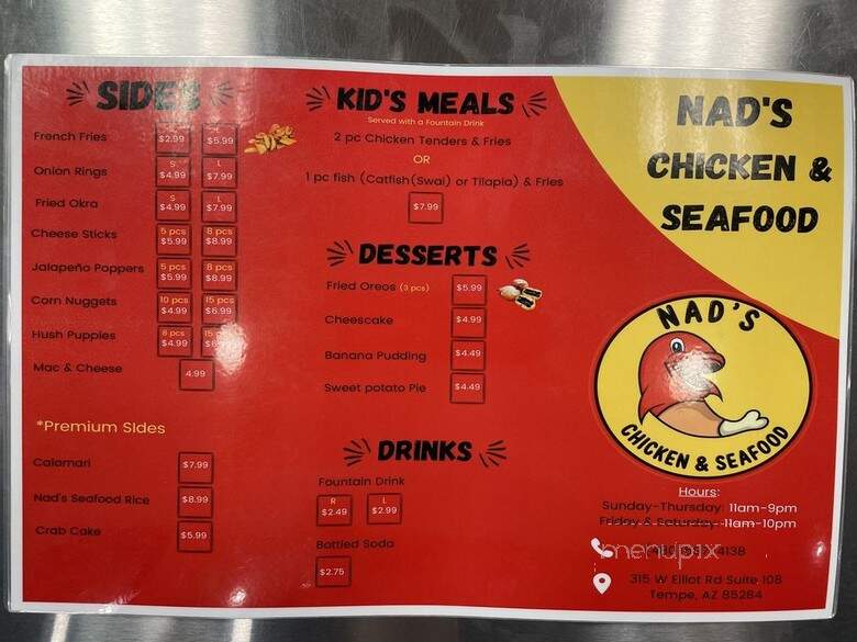 Nad's Chicken & Seafood - Tempe, AZ