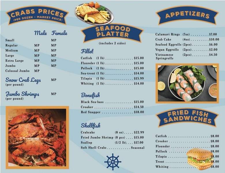 Quality Seafood - Fort Washington, MD menu_pic