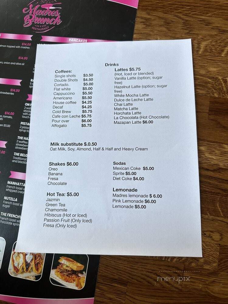 Madres Brunch - Bellflower, CA menu_pic