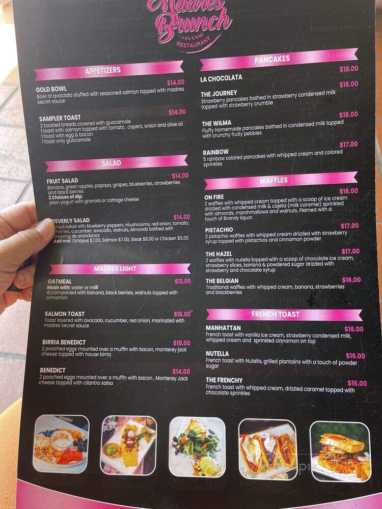 Madres Brunch - Bellflower, CA menu_pic