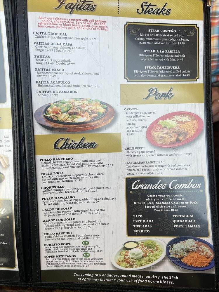 Molcajete Mexican Food - Excelsior Springs, MO menu_pic