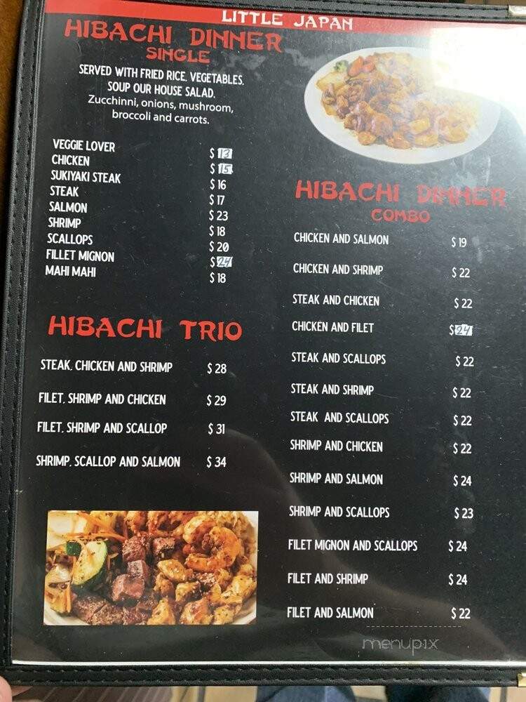 Little Japan Hibachi Kitchen - Hodgenville, KY menu_pic