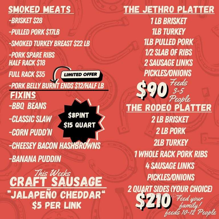 Fork Grove Barbecue - Anderson, SC menu_pic