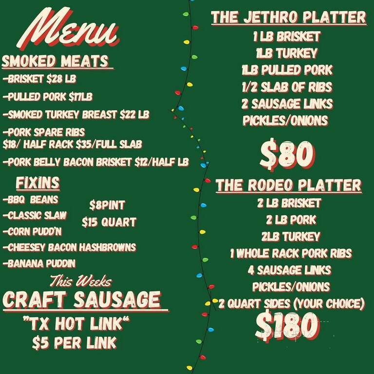 Fork Grove Barbecue - Anderson, SC menu_pic