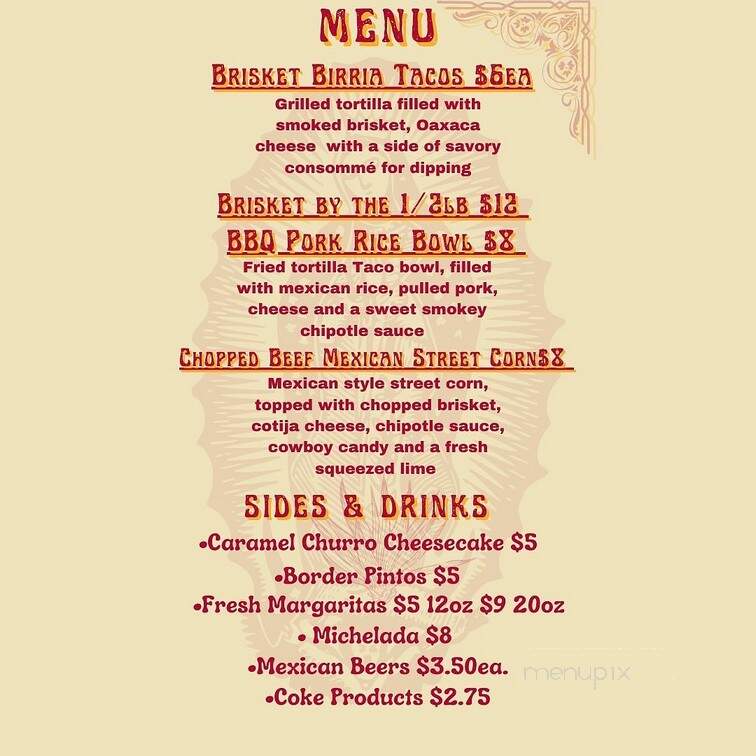 Fork Grove Barbecue - Anderson, SC menu_pic