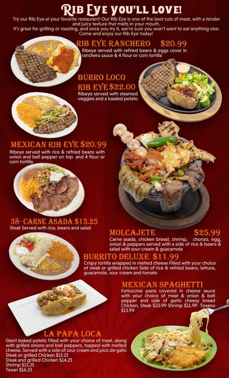 El Burro Loco - Cleveland, AL menu_pic