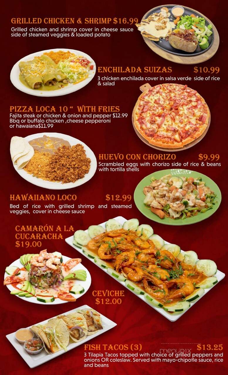 El Burro Loco - Cleveland, AL menu_pic