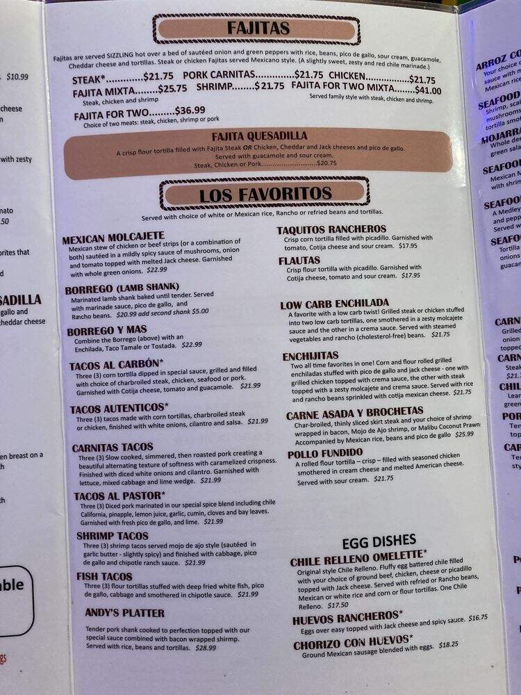 2 Margaritas - Lakebay, WA menu_pic