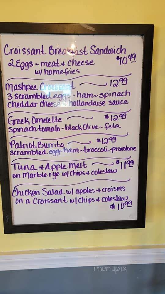 Oneil's Kitchen - Mashpee, MA menu_pic