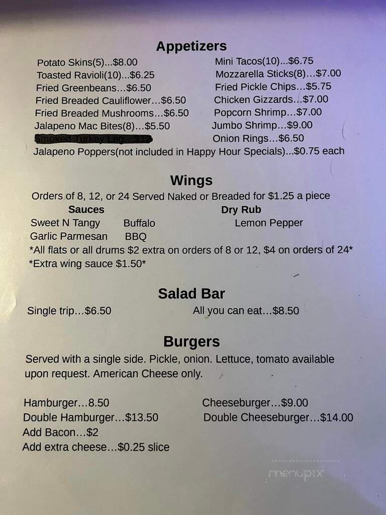 Crazy Train Saloon & Grill - Waterloo, IL menu_pic