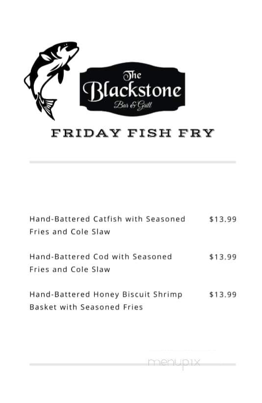 The Blackstone Bar and Grill - Rochelle, IL menu_pic