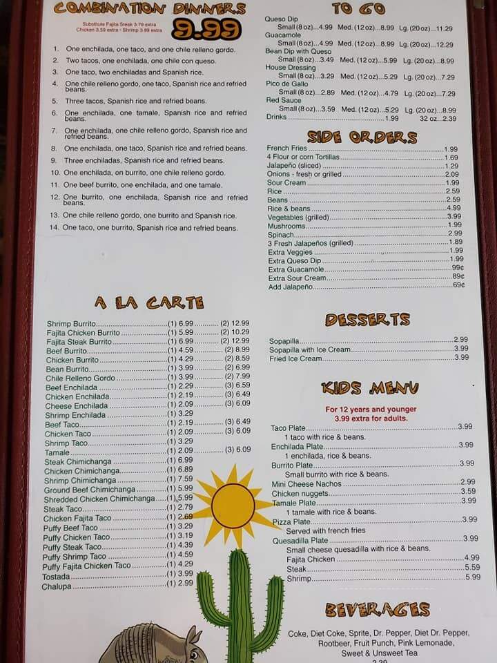 Armadillo Mexican Grill - Olla, LA