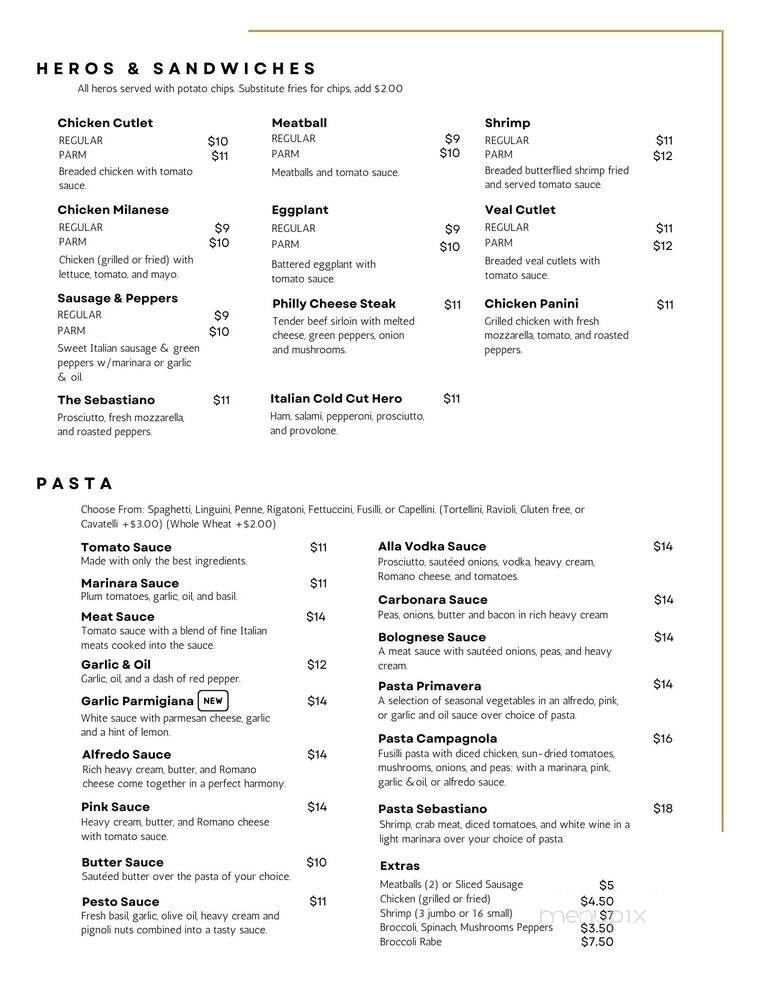 Rocco's Pizzeria & Spirits - Mooresville, NC menu_pic