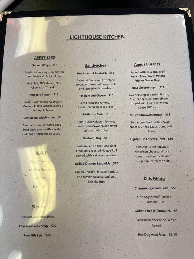 Lighthouse Kitchen - Boulder City, NV menu_pic