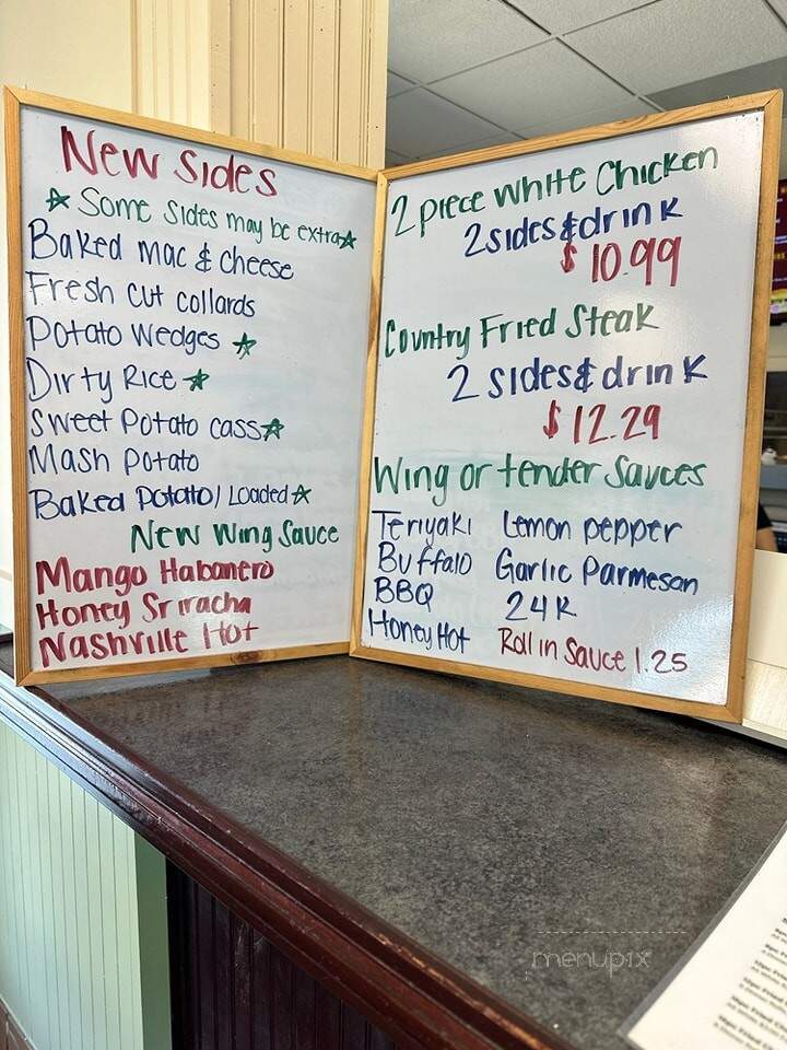 Chicken Coop - Chester, SC menu_pic
