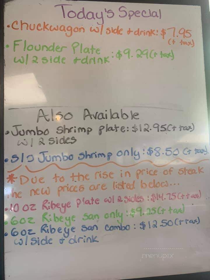 Chicken Coop - Chester, SC menu_pic