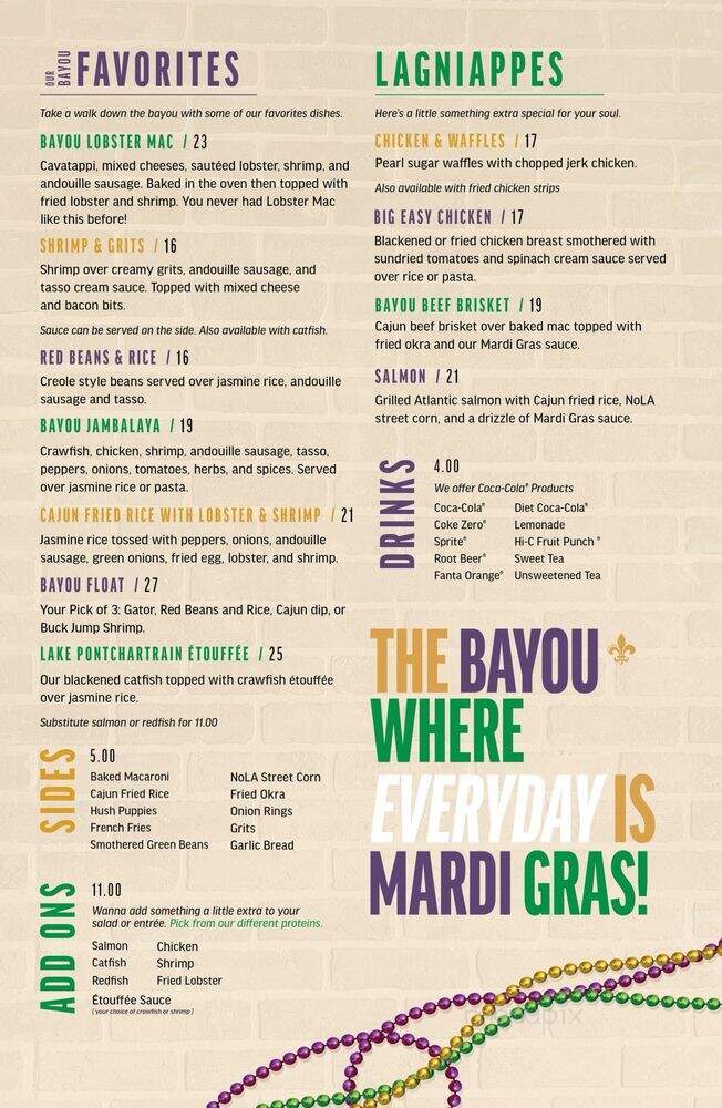 The Bayou Kitchen & Lounge - Wekiwa Springs, FL