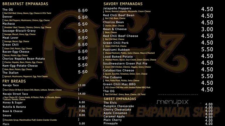 OG'z the Original Empanada Shop - Queen Creek, AZ