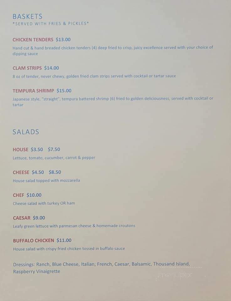 802 Longshots - Ticonderoga, NY menu_pic