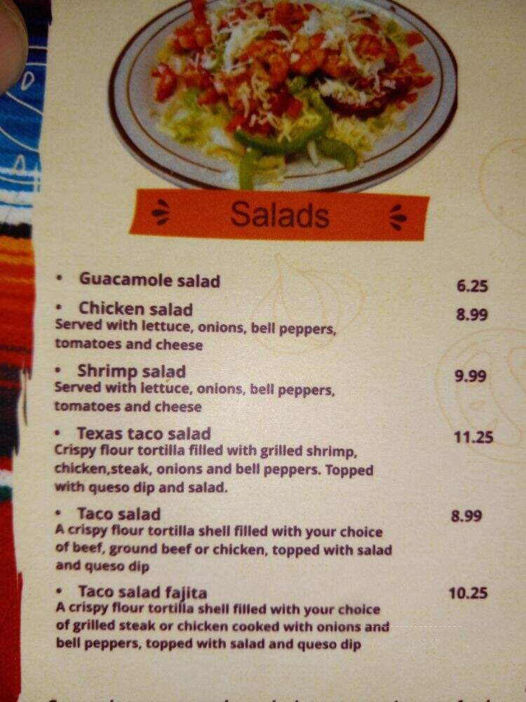 El Barril - Taylor Ridge, IL menu_pic
